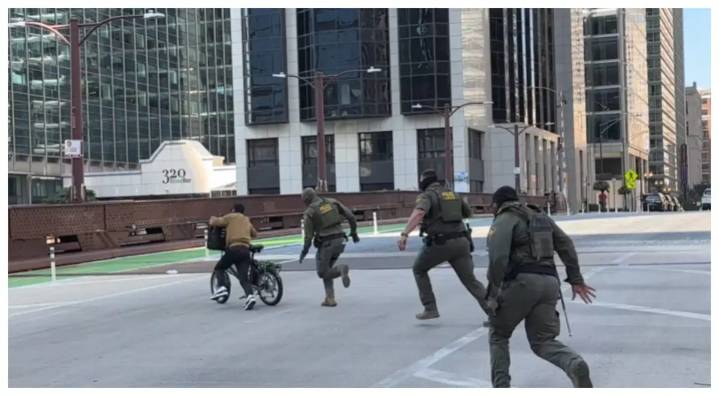 Joven repartidor se hace viral por lograr escapar de agentes de inmigración en Chicago