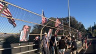 Contra Costa Co. supporters hold vigil for Charlie Kirk on Lafayette overpass