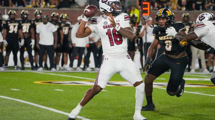 South Carolina quarterback LaNorris Sellers