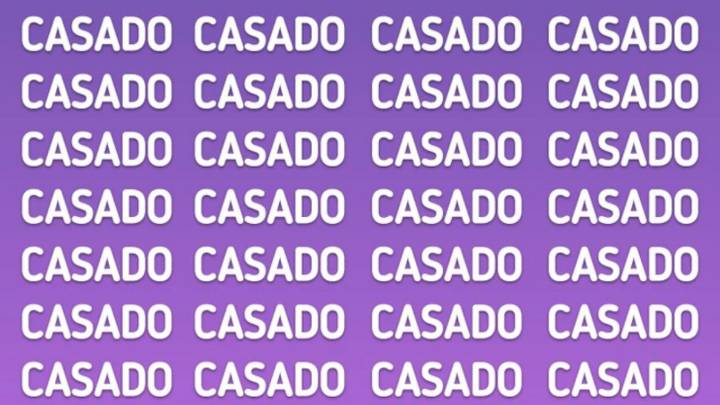¿Cuánto demoras en encontrar la palabra Catado en este acertijo visual?