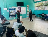 Actividad de prevención de la Policía en la Institución Educativa Rural El Tigre