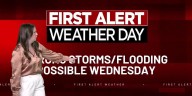 First Alert Weather Day: Strong storms, flooding possible Wednesday