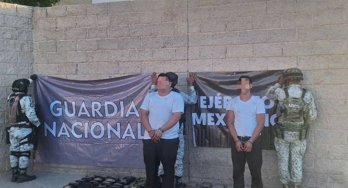 Aseguran más de 100 paquetes de cristal, marihuana y fentanilo en autobús en Hermosillo