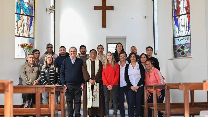 Pusieron en valor la capilla del cementerio municipal San Lorenzo de Villa Gobernador Gálvez