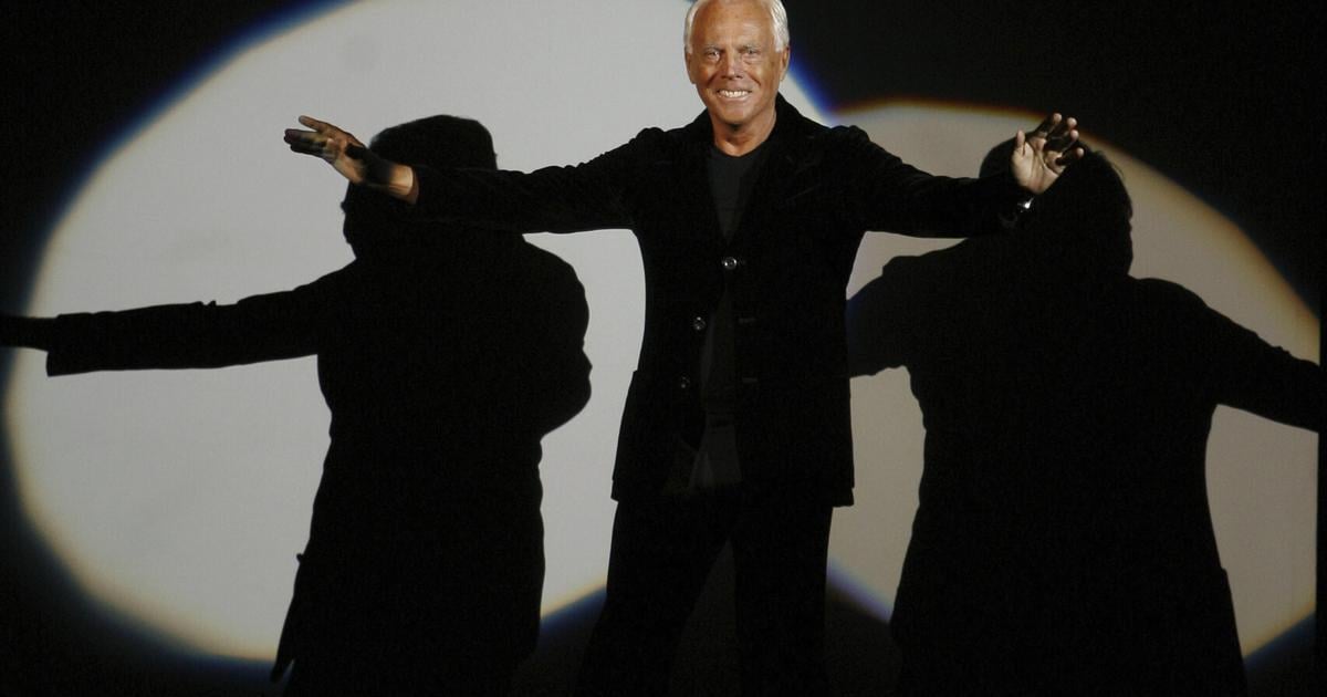 AP fotos: La moda de Giorgio Armani a través de los años