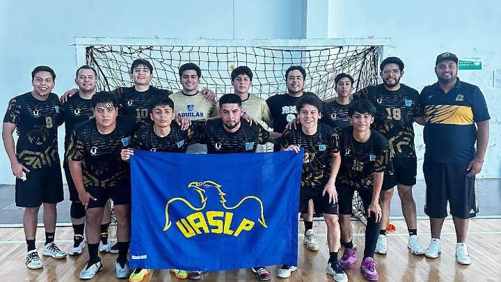 Las Águilas de la UASLP iniciaron con triunfo en el Regional de Balonmano