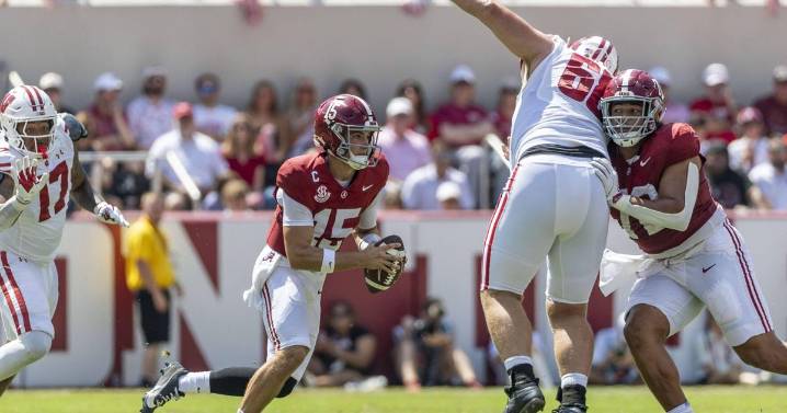 Ty Simpson delivers again as No. 19 Alabama handles Wisconsin for the 2nd straight year, 38
