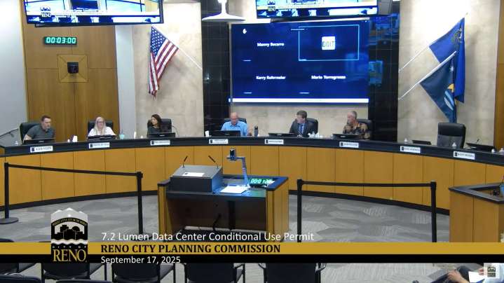 Reno planning commission approves existing minor data center