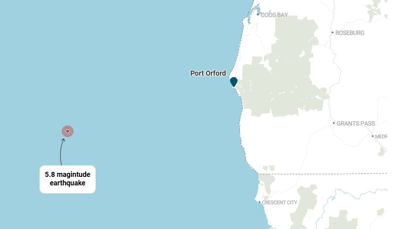 What to know about 5.8 earthquake off Oregon Coast