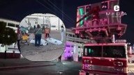 Incendio por cortocircuito en IMSS calle 10 de Guaymas