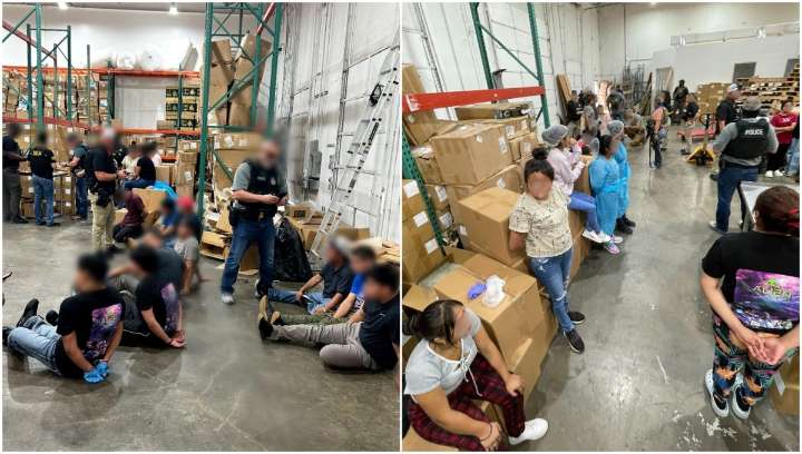 Arrestan a migrantes indocumentados e incautan drogas en almacén de Houston