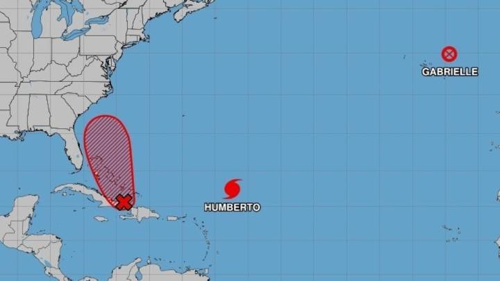 Humberto to rapidly intensify as potential Imelda organizes closer to US