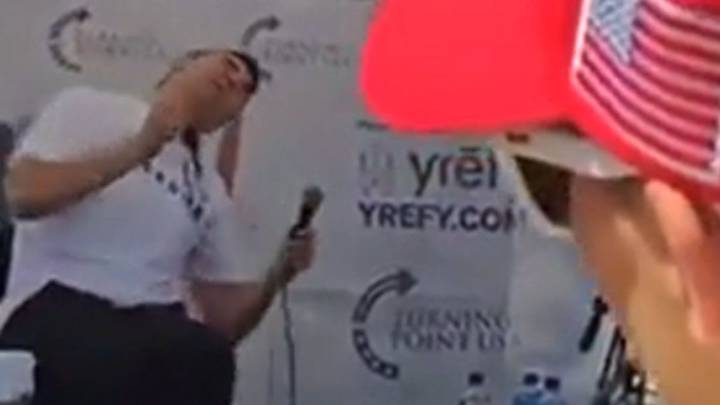 El video del momento exacto en que Charlie Kirk es baleado ante unas 2.000 personas