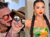 Ricardo Pérez se molestó con la prensa por realizar preguntas de Ángela Aguilar a Susana Zabaleta
