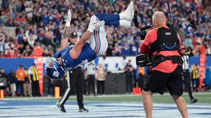 Backflips, bruising runs and big-play ability: Why Giants RB Cam Skattebo could be steal of 2025 NFL Draft