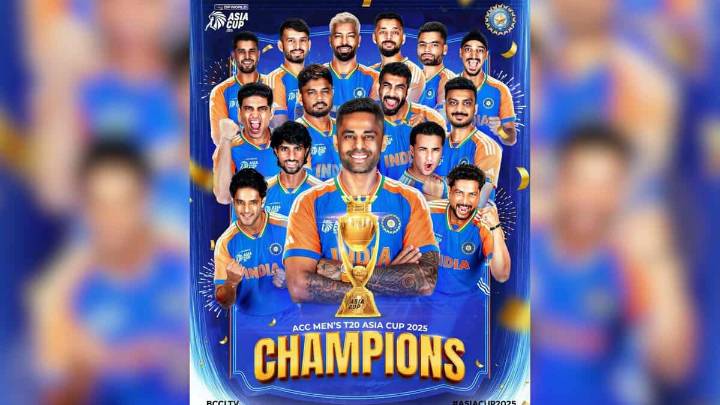 Tilak sizzles as India beat Pakistan by 5 wickets to win Asia Cup