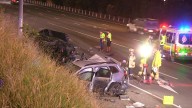 Baby boy killed and woman seriously injured after major crash on M1 at Gaven, Gold Coast