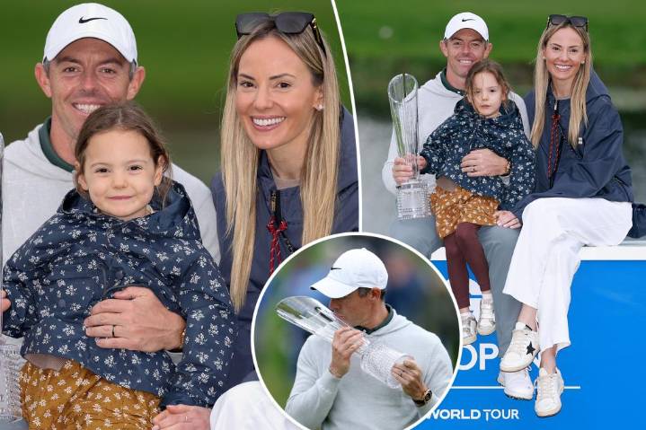 Rory McIlroy and wife Erica Stoll put on united front at Irish Open 6 months after icy Masters appearance