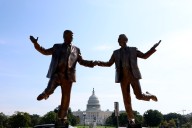 Trump-Epstein statue disappears from National Mall in DC