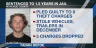 Watford City man sentenced to year-and-a-half for string of thefts last year
