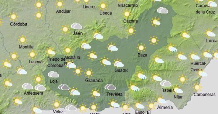 Ligera subida de temperaturas en la provincia de Granada este viernes