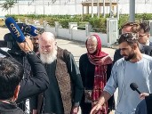 Elderly British couple released by Taliban arrive in Qatar