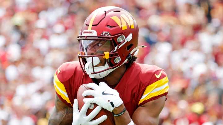 Commanders' rookie makes massive play for first career touchdown