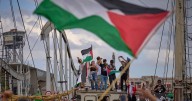Flotilla leaves Barcelona in attempt to break Israeli blockade of Gaza