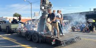 SpaceX parades rockets during Founder’s Day in McGregor, Texas