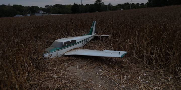 ‘Thankful he’s okay:’ Small plane crashes in Cheatham County cornfield