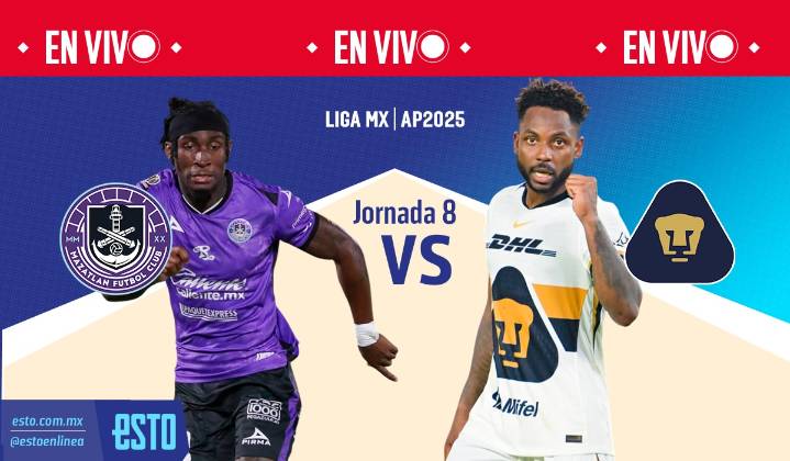 Mazatlán vs Pumas: Sigue en vivo el partido de la Jornada 8 del Apertura 2025
