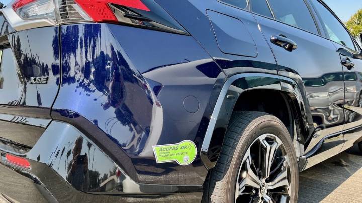 Stickers that allow EV drivers to travel solo in car pool lanes expire Wednesday