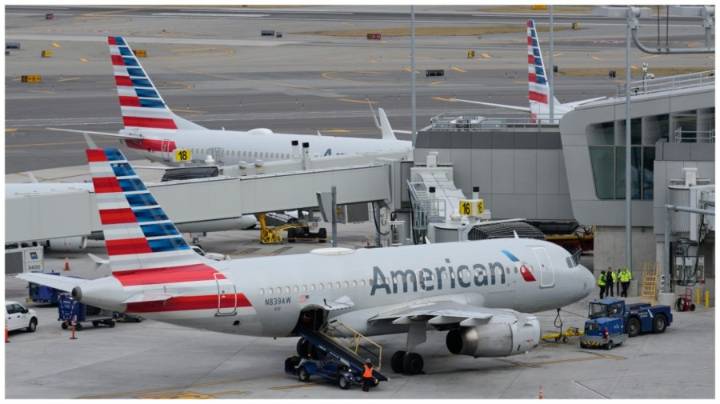 American Airlines flight aborts takeoff at LAX after crossing paths with cargo plane