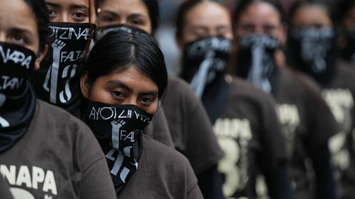 Families of Mexico's 43 disappeared students demand truth and justice 11 years later