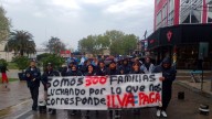 Trabajadores de ILVA volvieron a movilizarse en el centro de Pilar