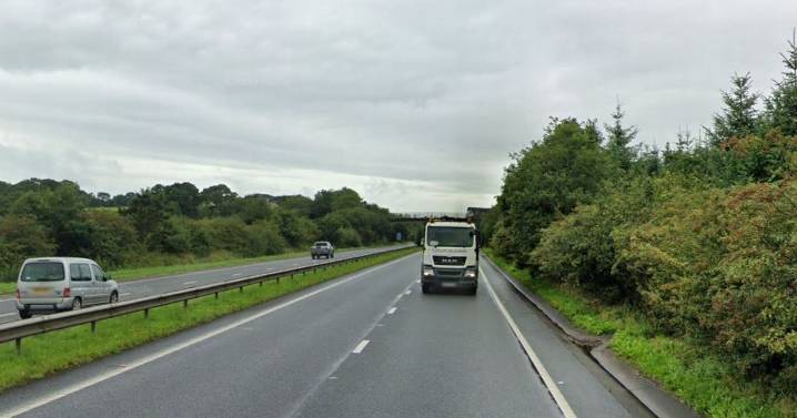 Elderly woman drives wrong way on A30 dual carriageway