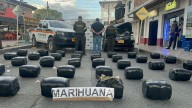 Policía incauta más de media tonelada de marihuana en dos operativos en el Valle; así camuflaban la droga