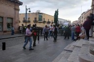 Marcha CNTE en Zacatecas ante visita de Sheinbaum