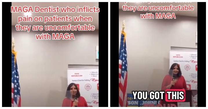 MAGA Dentist Jokes About How She Inflicts Pain on Democratic Patients