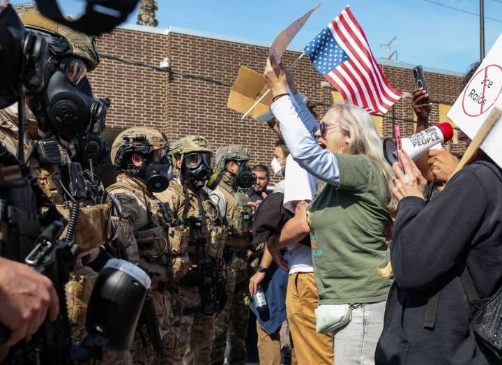 Protests flare near Chicago even as National Guard heads to Memphis