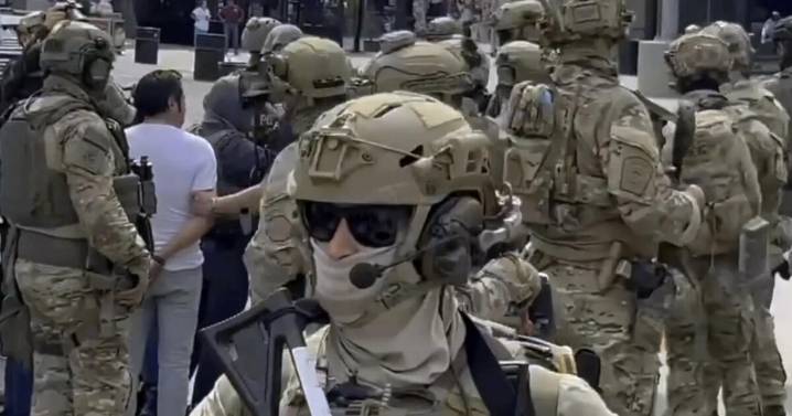 Commentary: Federal authorities deserve to do their jobs safely. It starts with removing the masks