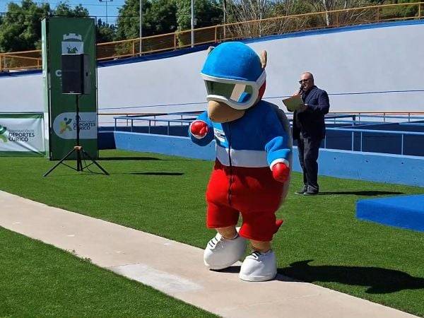 Armin, la mascota del Mundial de Ciclismo fue presentado en Curicó
