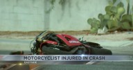 Motorcyclist hospitalized following crash on Tucson's eastside