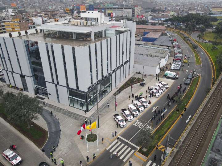 Flota de drones con cámaras infrarrojas refuerza la seguridad ciudadana en Santiago de Surco