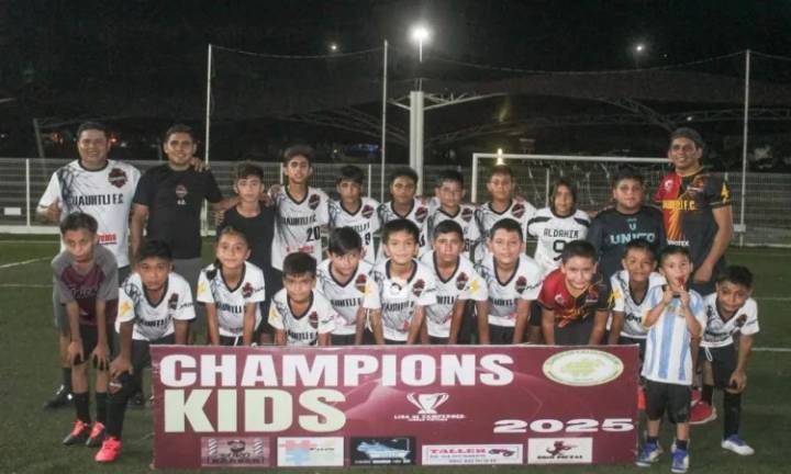 Cuauthli pega de visitante a la UdeG en la Champions Kids lunes, 8 de septiembre de 2025