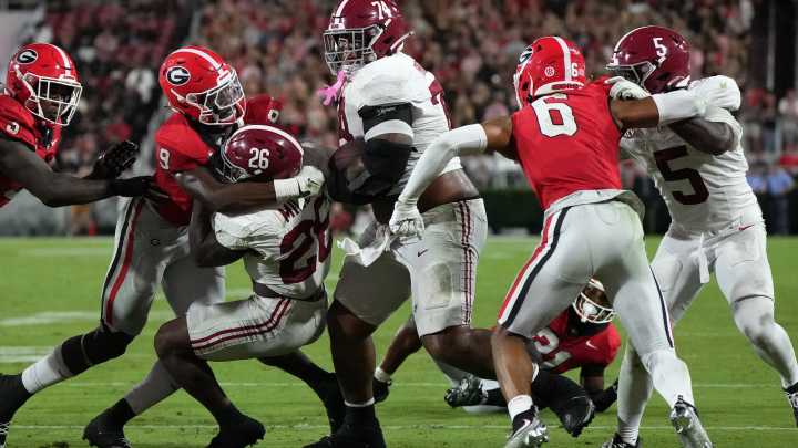 Inside Kadyn Proctor play as an Alabama football wide receiver