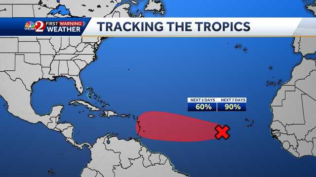 Tropical depression could form this week in the Atlantic