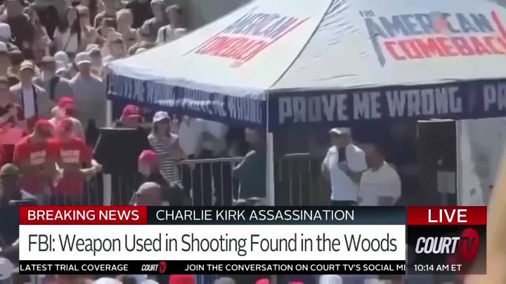 FBI: Gun Found in Manhunt For Charlie Kirk’s Killer