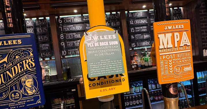 I couldn't wait to try the new cask Boddingtons - there was just one problem