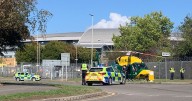 Woman dies at GCHQ as air ambulance lands